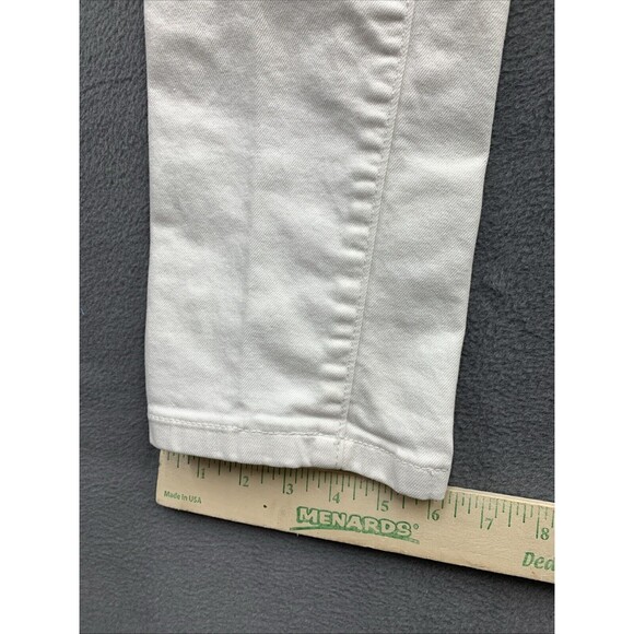 CDMG Caliber Denim Jeans Men's Size 32X32 White Moto Biker Stained Grunge - Picture 7 of 16